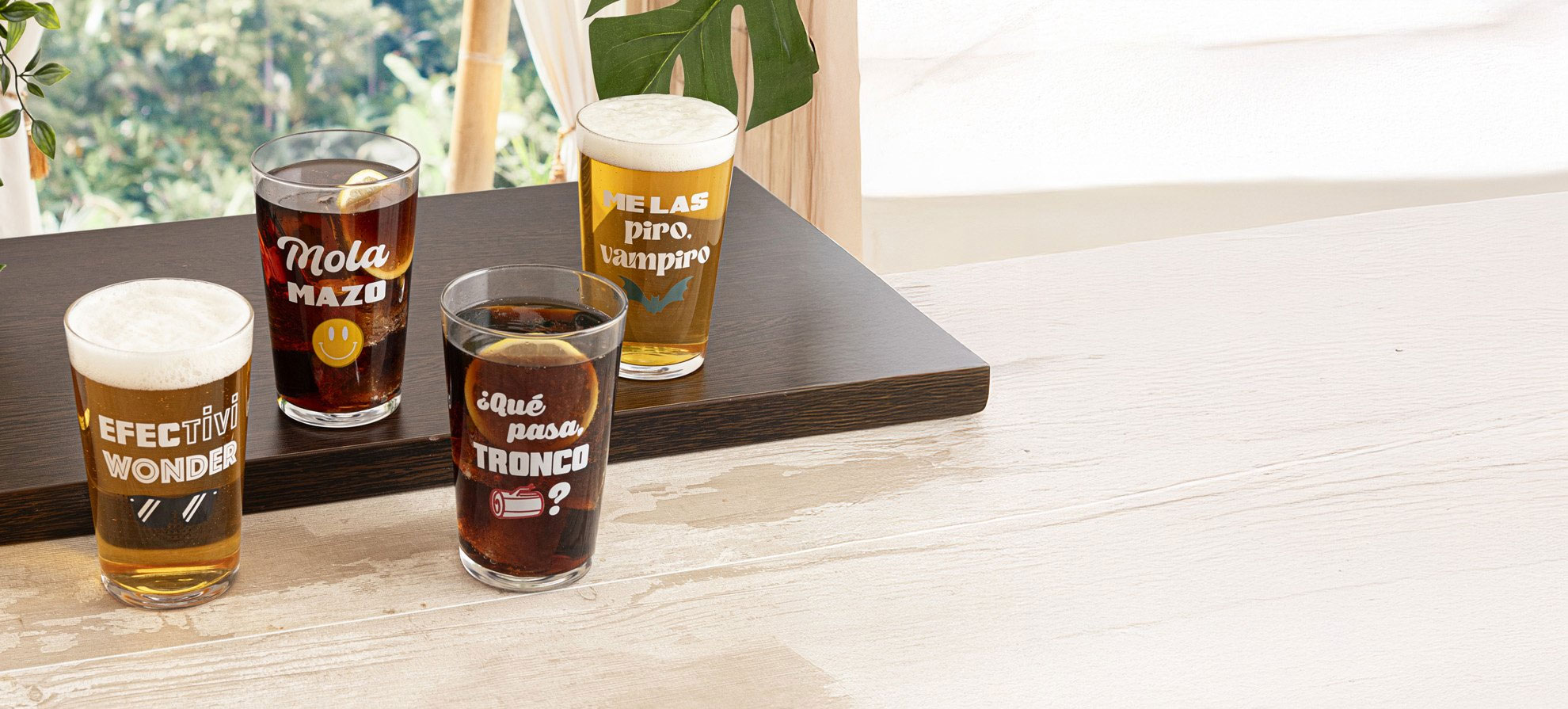 Vasos con Frases de los 90