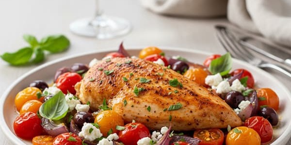 Receta Infalible: Pollo Mediterráneo al Horno en Sartén